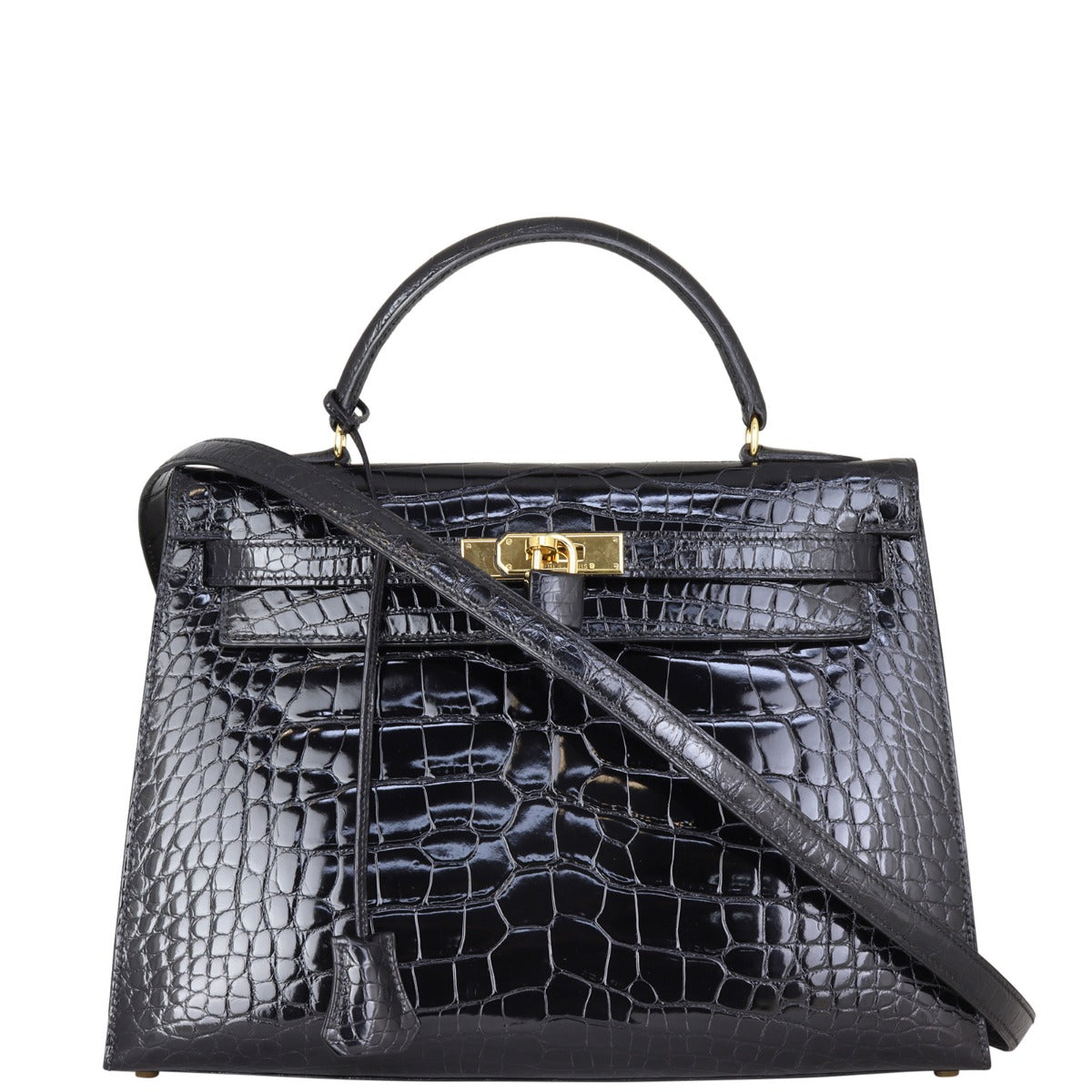 Hermes Kelly 32 Sellier Alligator