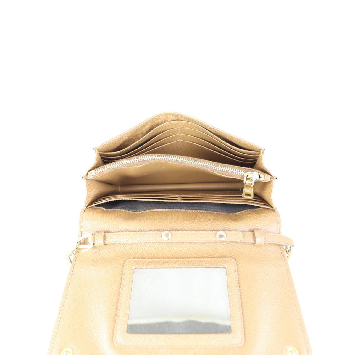 Prada Saffiano Flap Crossbody