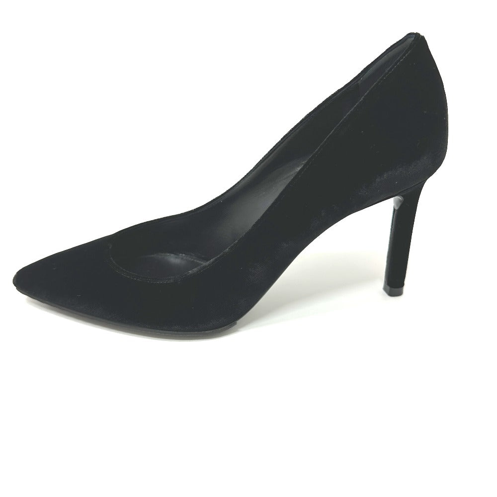 SAINT LAURENT pumps 493828 Suede / leather black 36