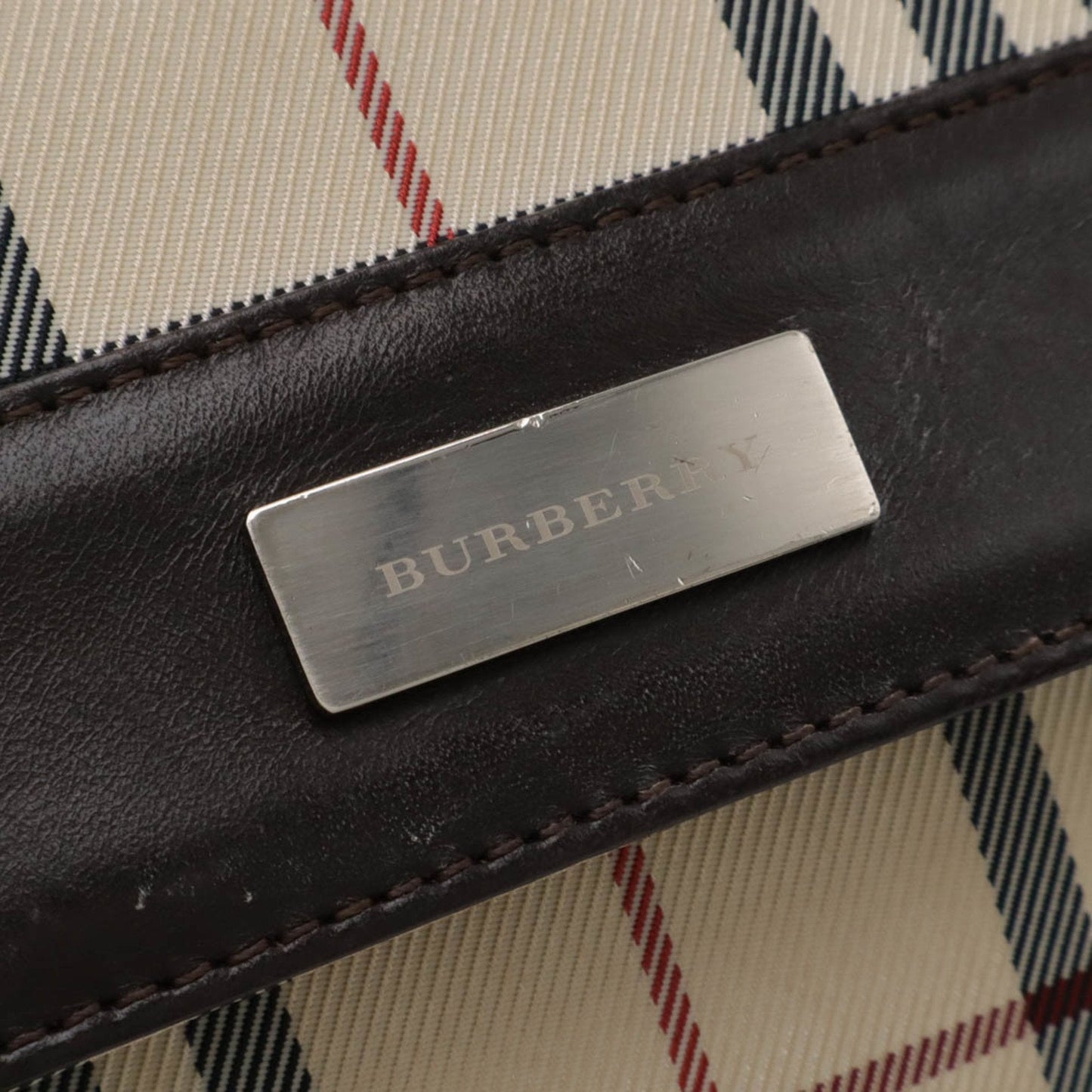 Luxury Burberry Nova Check Shoulder Bag