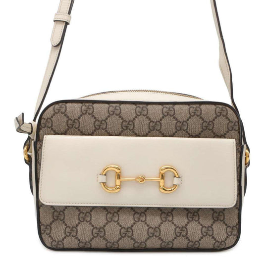 Gucci Lou Canvas Shoulder Bag