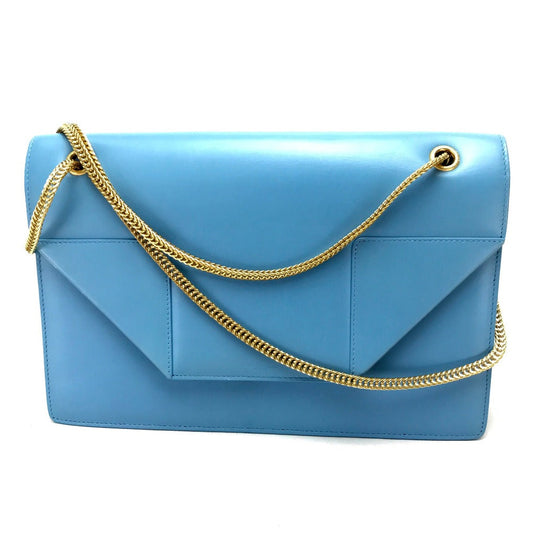 SAINT LAURENT PARIS Shoulder Bag leather sky blue Shoulder Crossbody Shoulder Bag Women