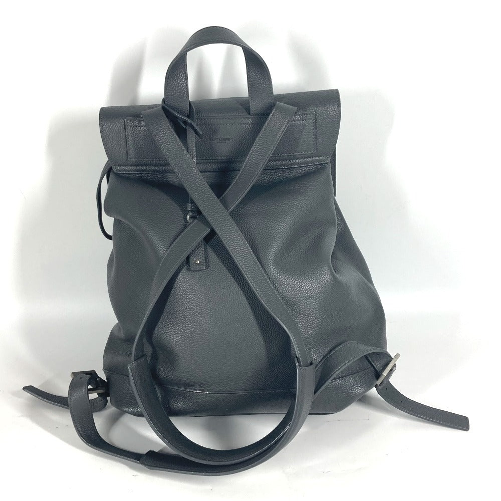 SAINT LAURENT PARIS Backpack 480585 leather gray Sac de Jules mens