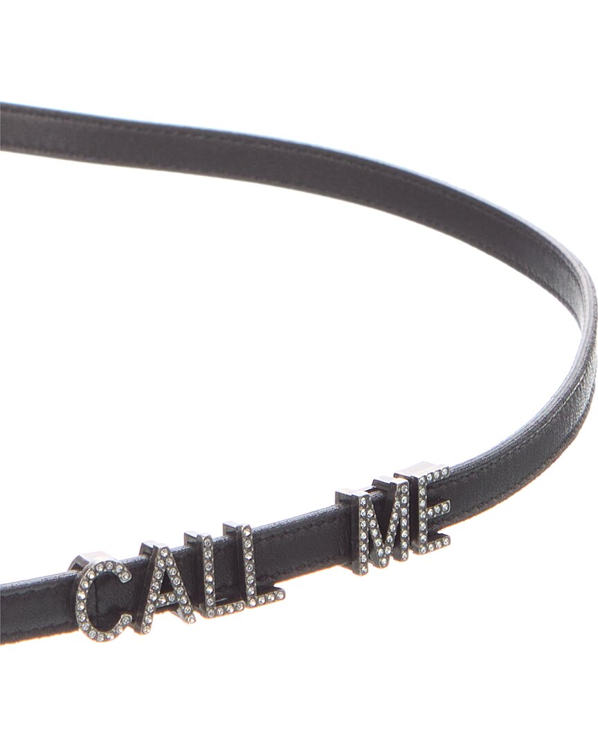 Saint Laurent Call Me Leather Belt