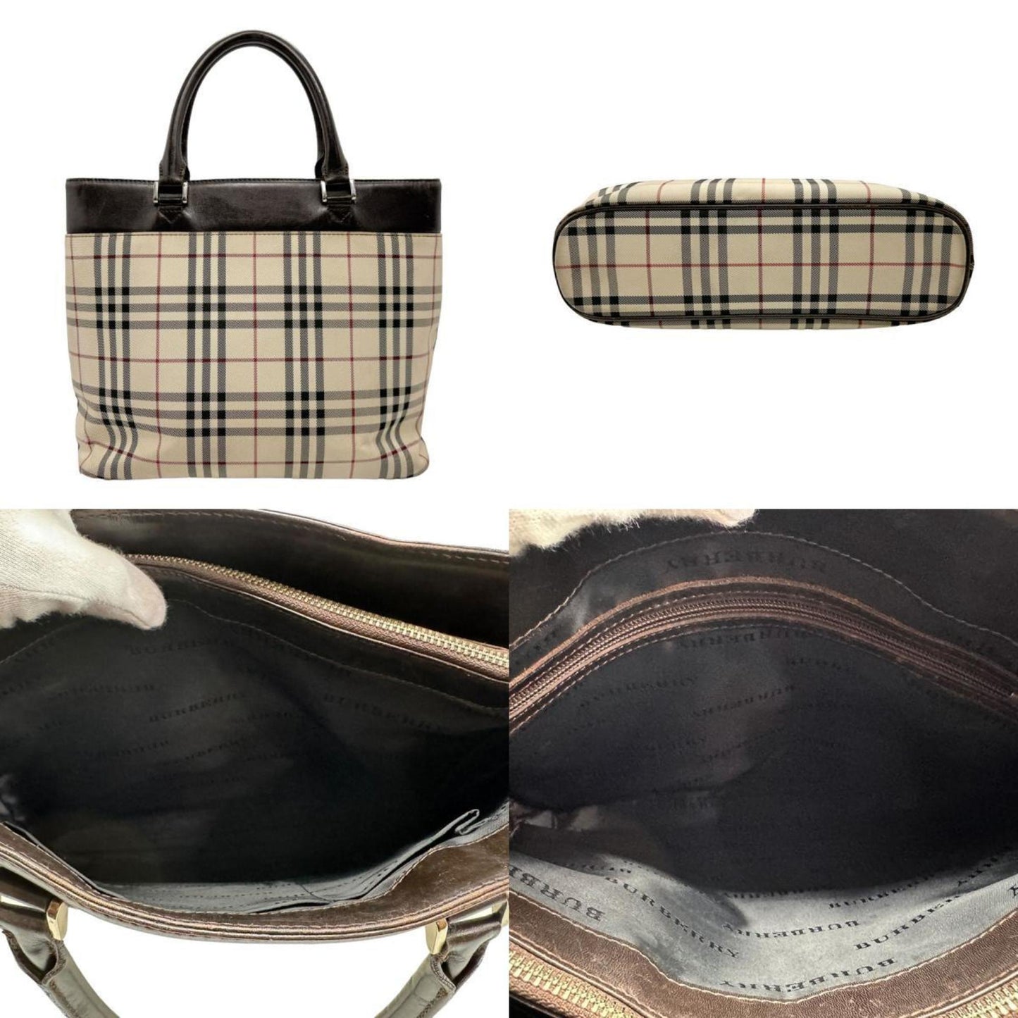 Luxury Burberry Nova Check Handbag