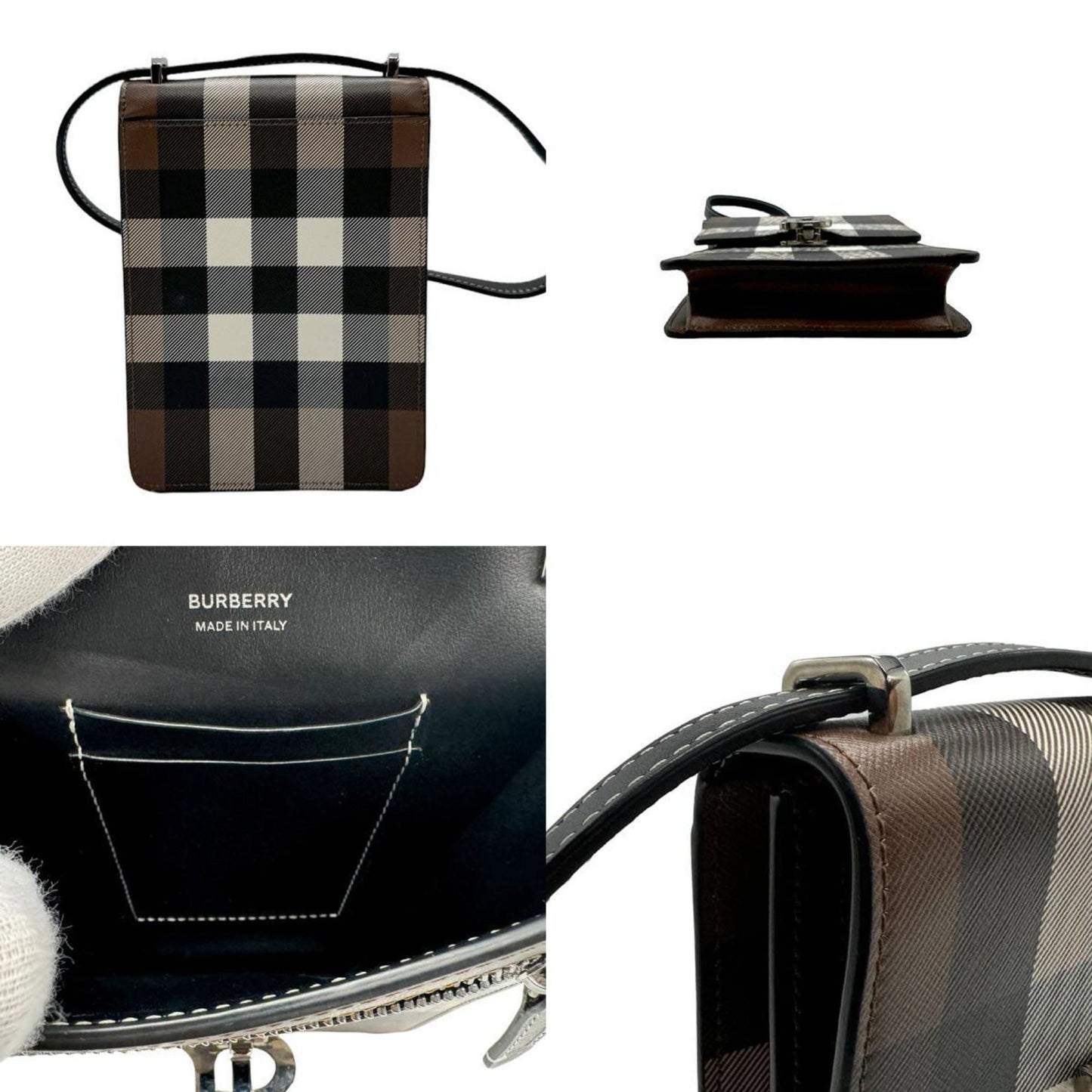 Luxury Burberry Nova Check Shoulder Bag