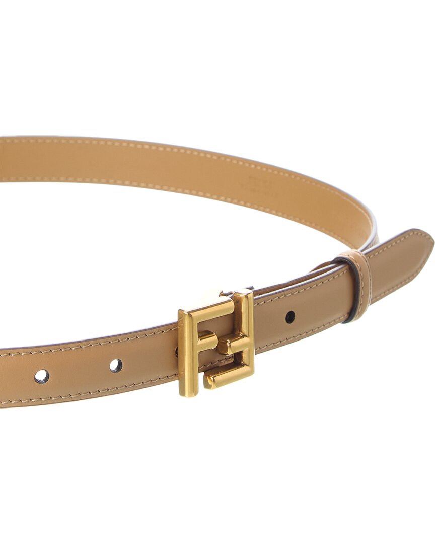 Fendi Ff Buckle Leather Belt