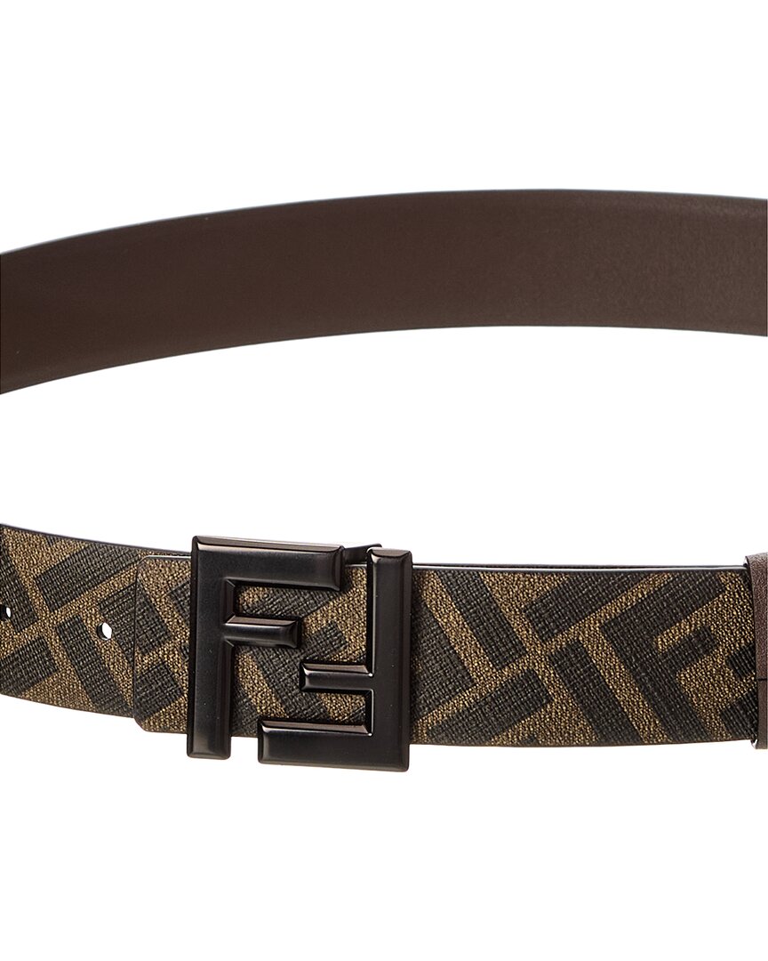 Fendi Ff Squared Leather Belt