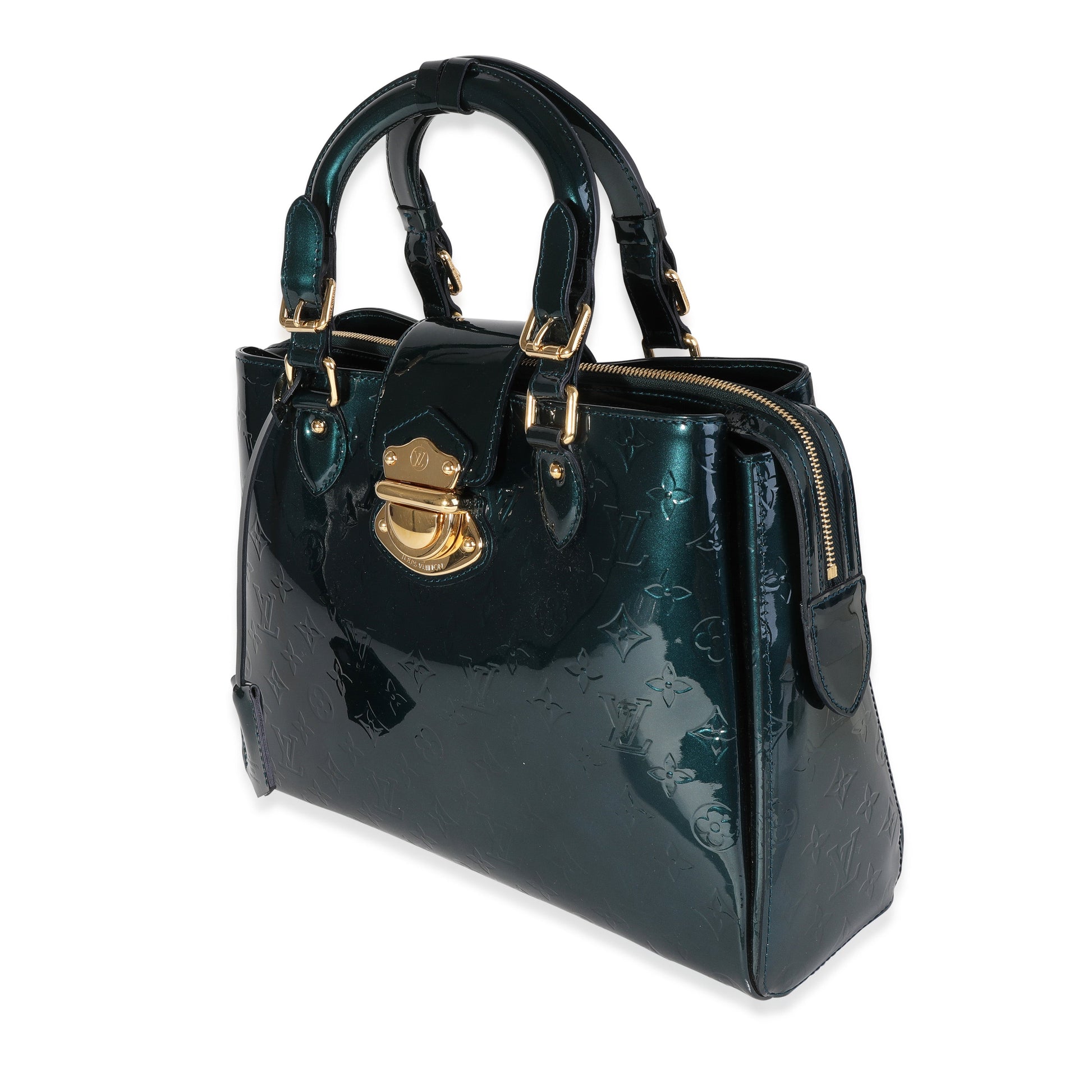 Louis Vuitton Bleu Nuit Monogram Vernis Melrose Avenue