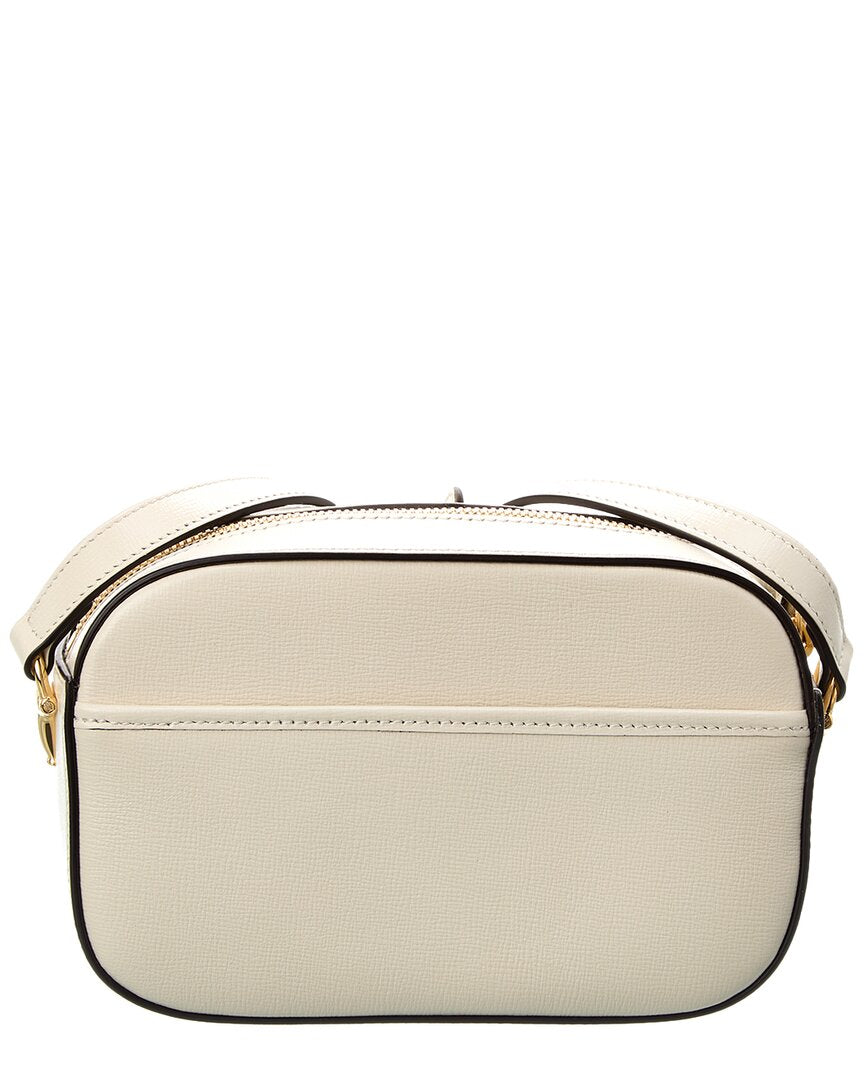 Gucci Horsebit 1955 Small Leather Shoulder Bag, White