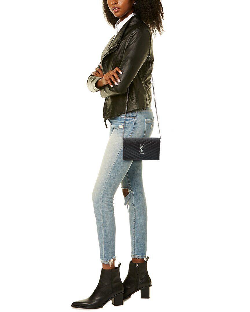 Saint Laurent Cassandre Matelasse Leather Shoulder Bag