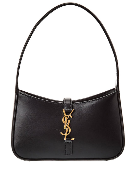 Saint Laurent Mini Leather Hobo Bag ( )
