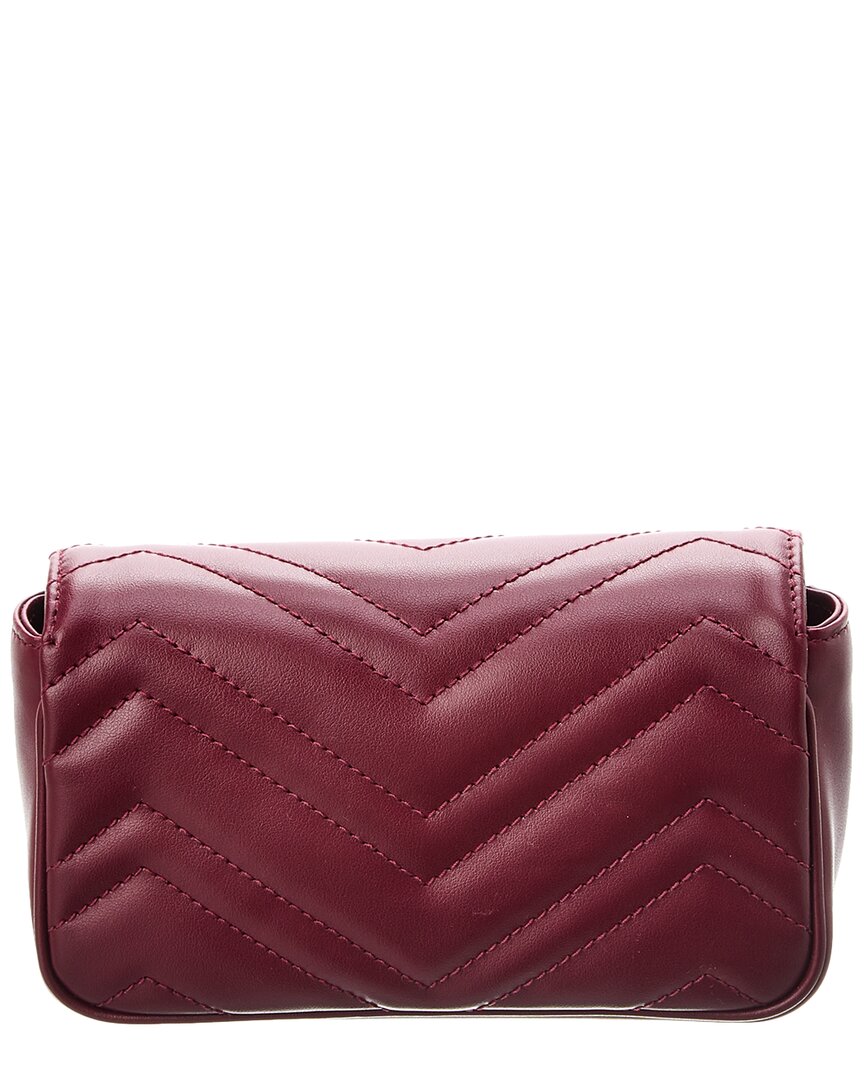 Gucci Gg Marmont Super Mini Matelasse Leather Shoulder Bag