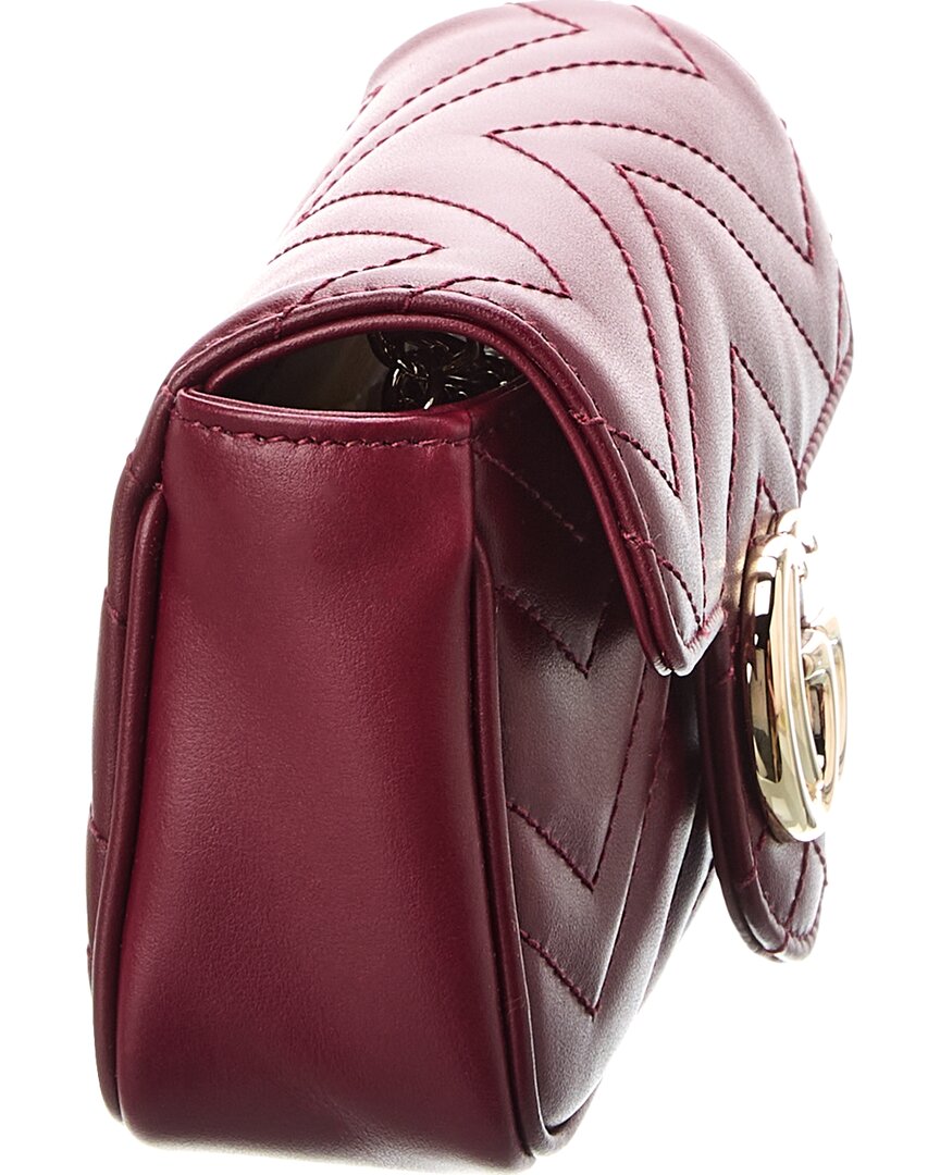 Gucci Gg Marmont Super Mini Matelasse Leather Shoulder Bag