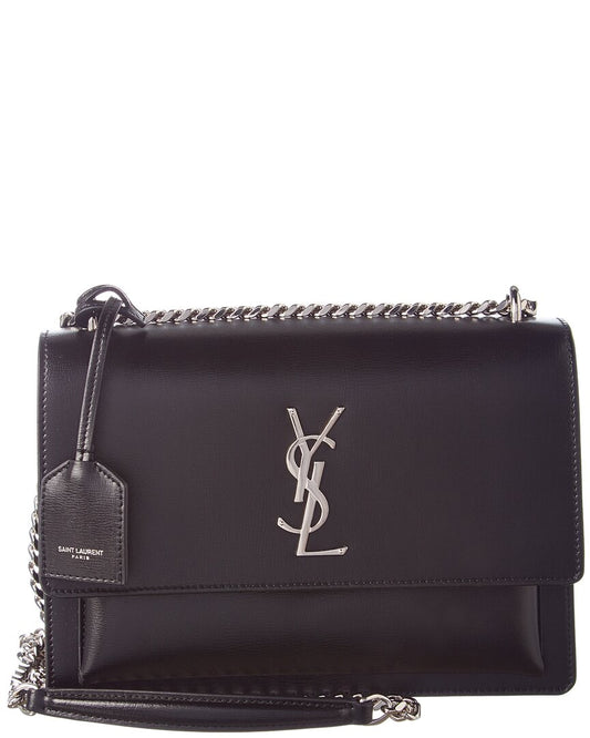 Saint Laurent Sunset Medium Leather Shoulder Bag, Ns