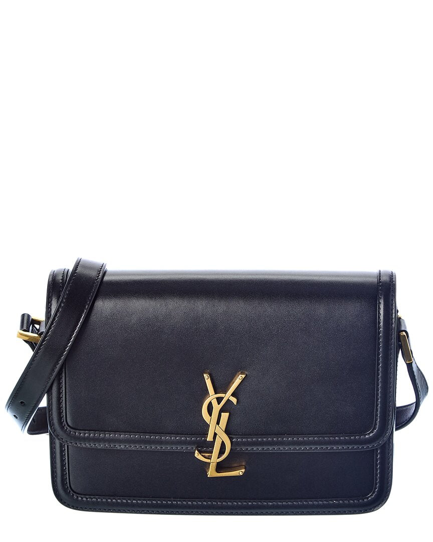 Saint Laurent Solferino Medium Leather Shoulder Bag