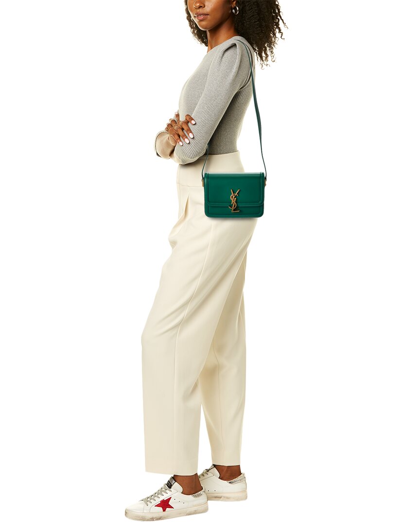 Saint Laurent Solferino Box Small Leather Shoulder Bag