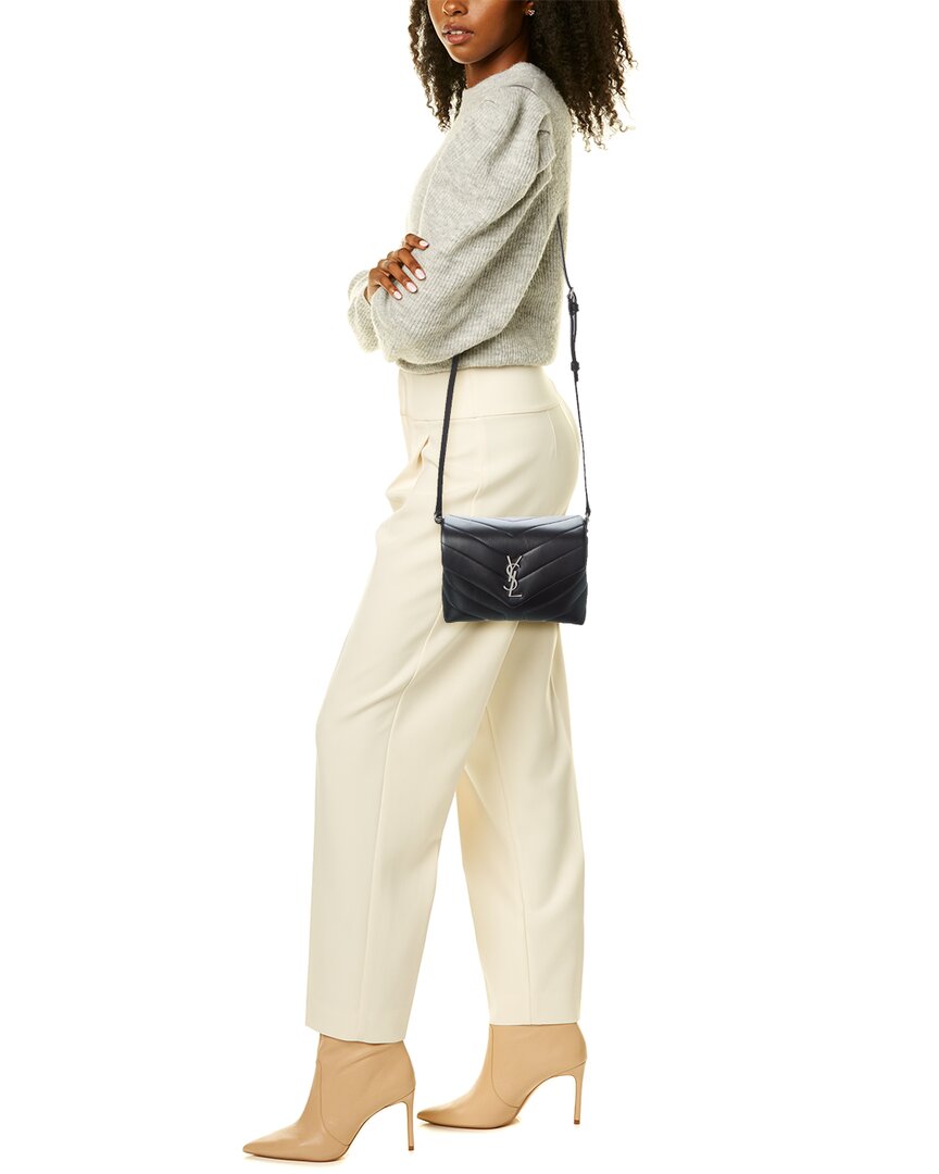 Saint Laurent Loulou Toy Matelasse Leather Shoulder Bag