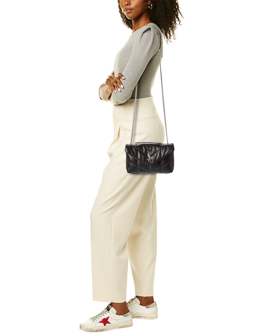 Saint Laurent Toy Puffer Leather Shoulder Bag