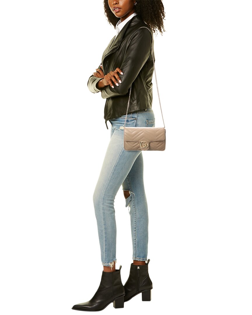 Gucci Gg Marmont Mini Leather Shoulder Bag