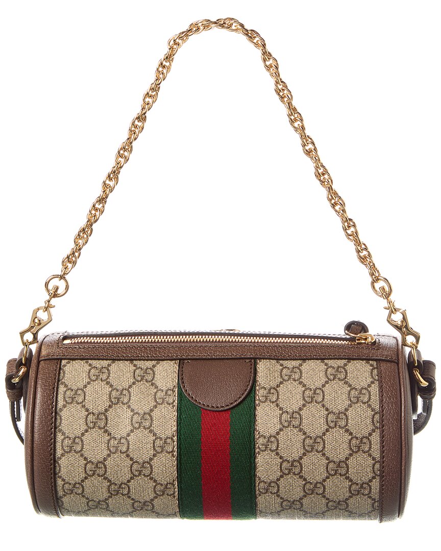 Gucci Ophidia Small Gg Supreme Canvas & Leather Shoulder Bag
