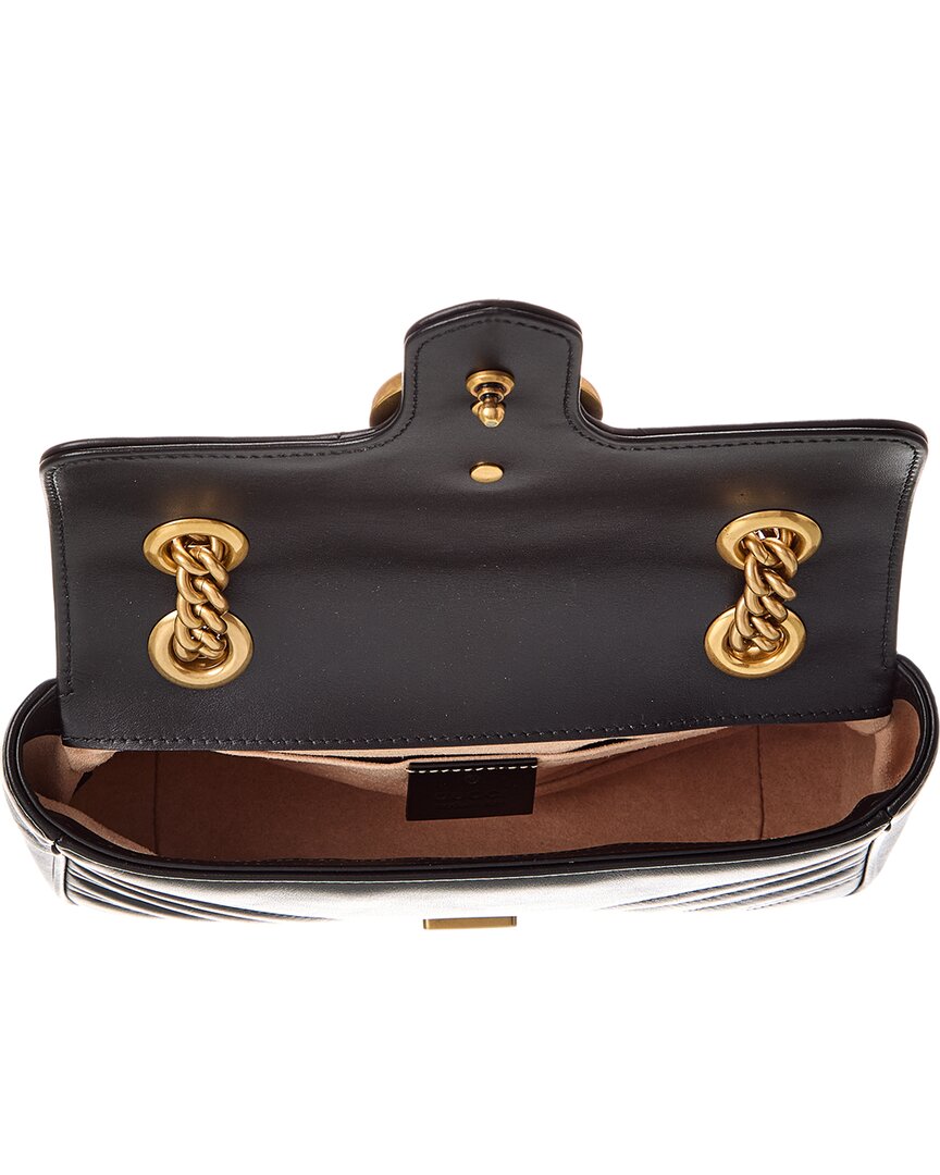Gucci Gg Marmont Mini Matelasse Leather Shoulder Bag (  )