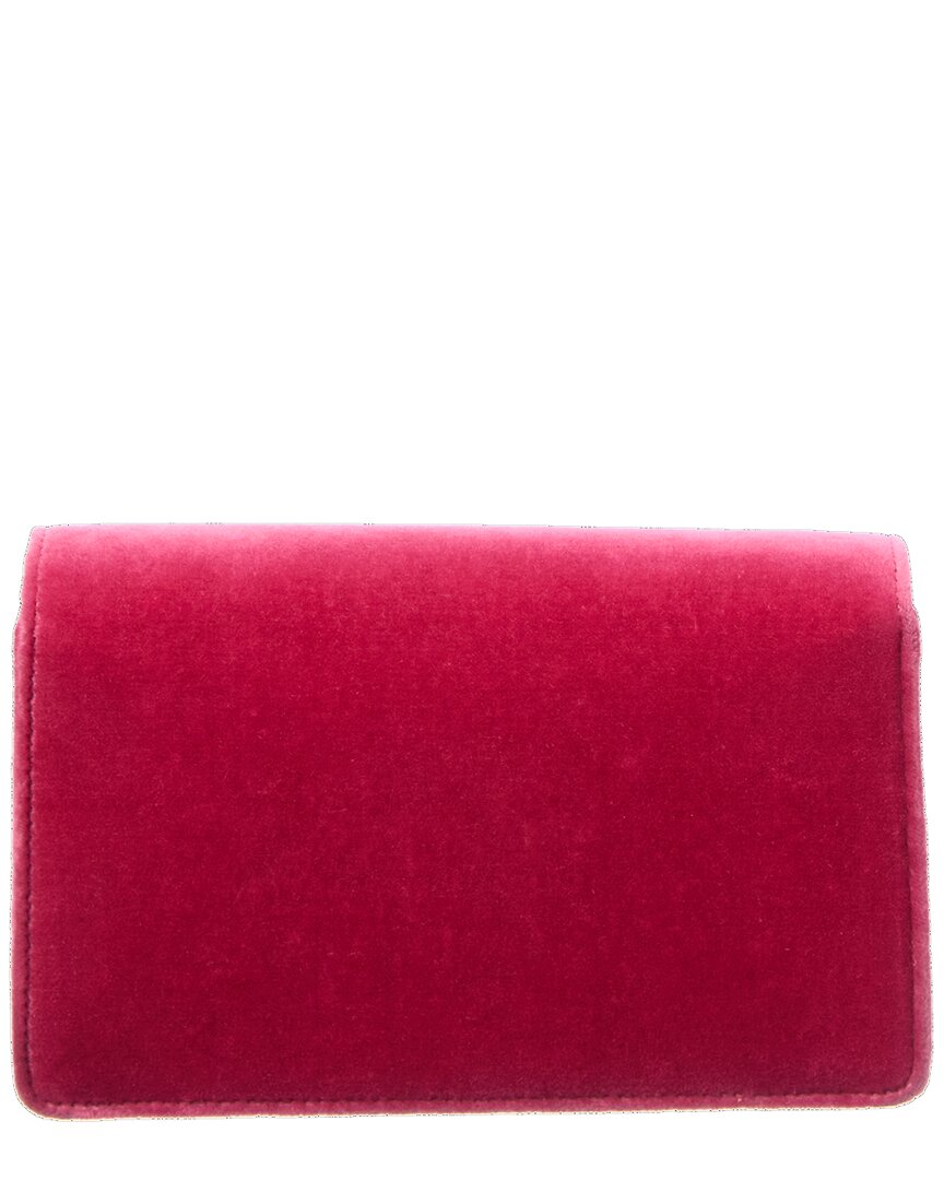 Gucci Square G Velvet Shoulder Bag (  )