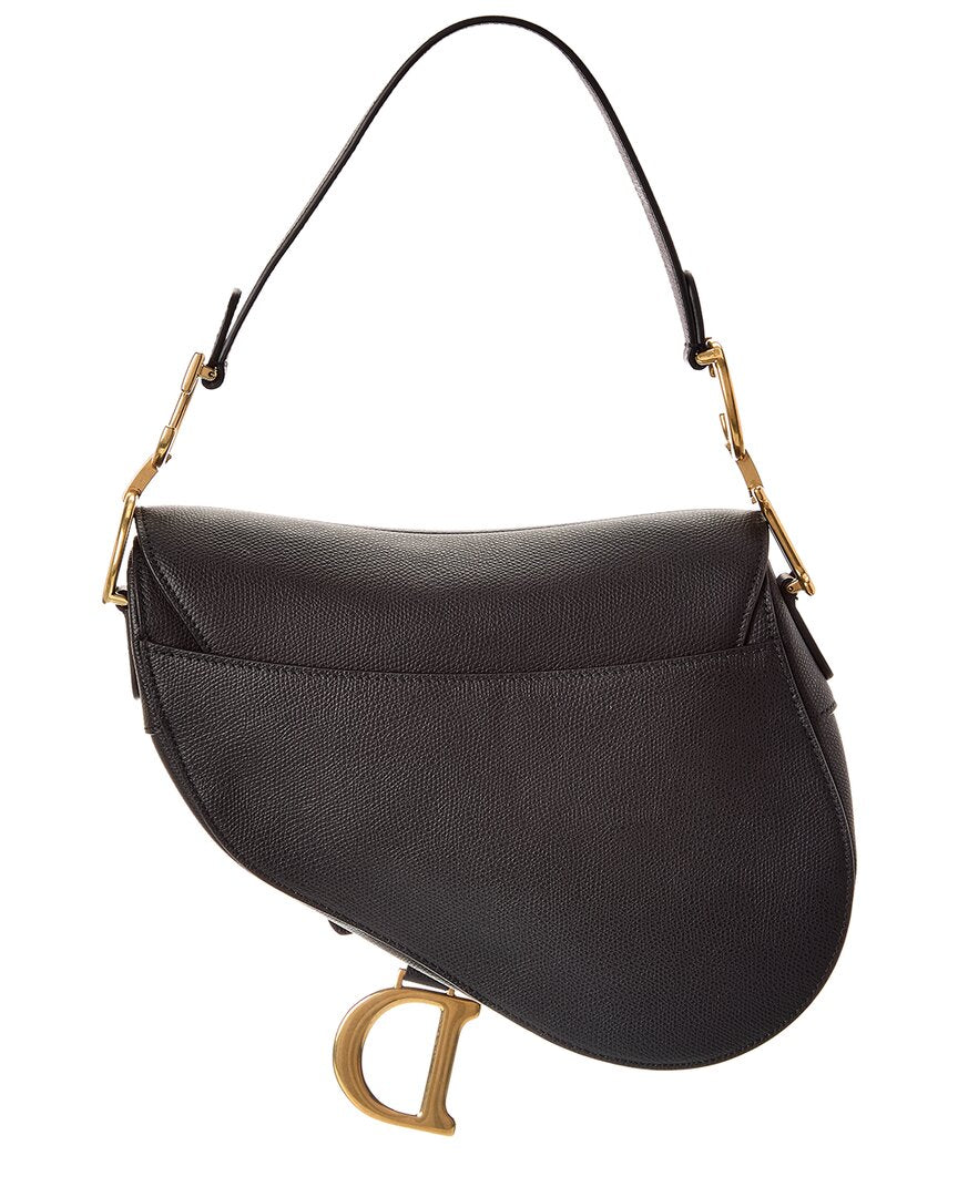Dnu Dior Medium Saddle Leather Shoulder Bag (  )