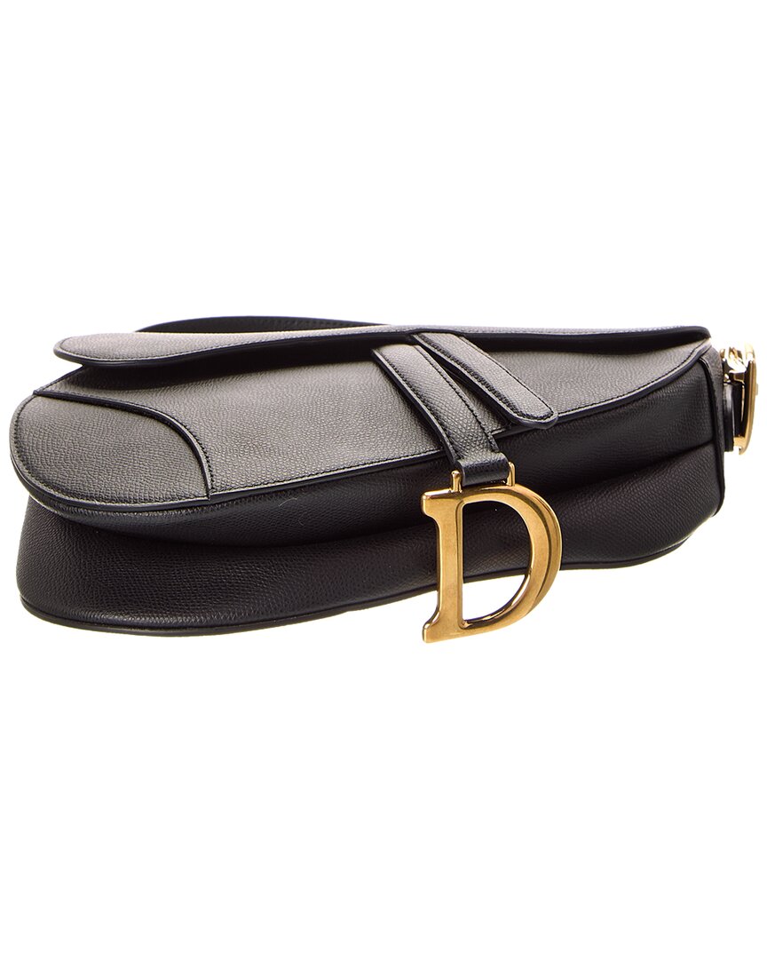 Dnu Dior Medium Saddle Leather Shoulder Bag (  )