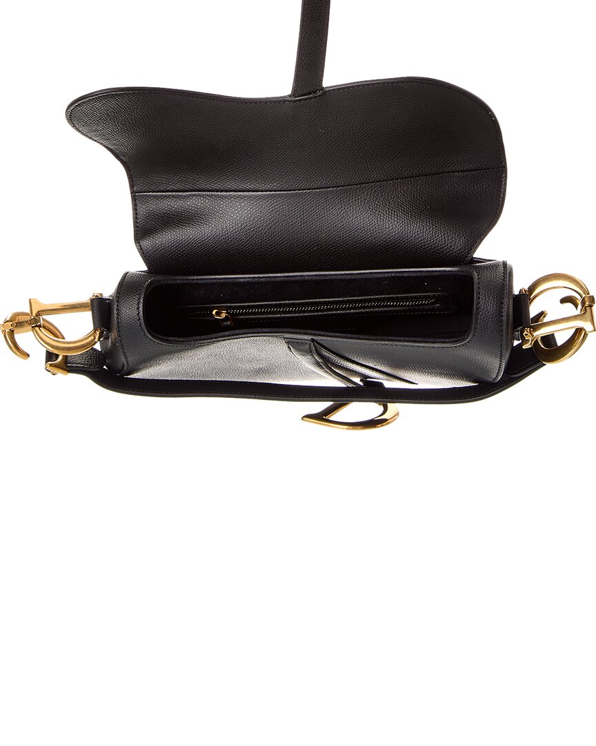 Dnu Dior Medium Saddle Leather Shoulder Bag (  )