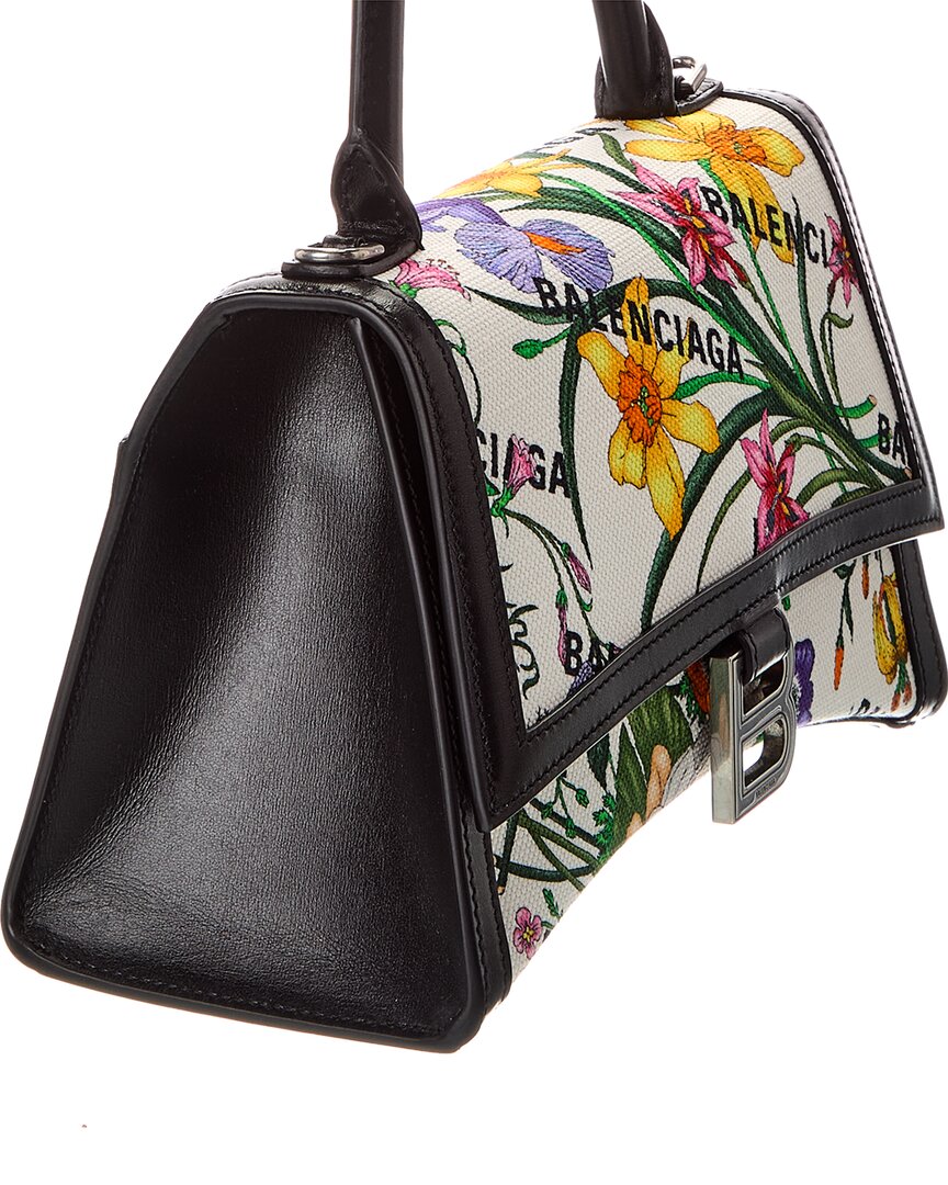Gucci X Balenciaga Hourglass Small Canvas & Leather Shoulder Bag