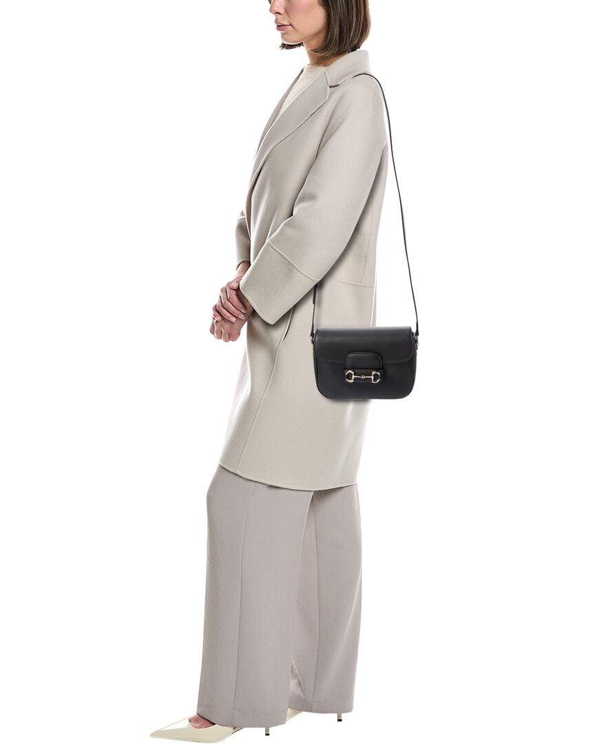 Gucci Horsebit 1955 Soft Small Top Handle Leather Shoulder Bag