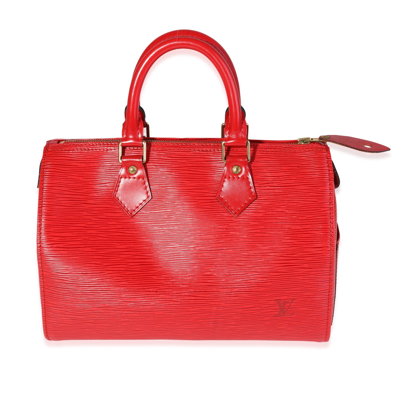 Louis Vuitton  Red Epi Leather Speedy 25