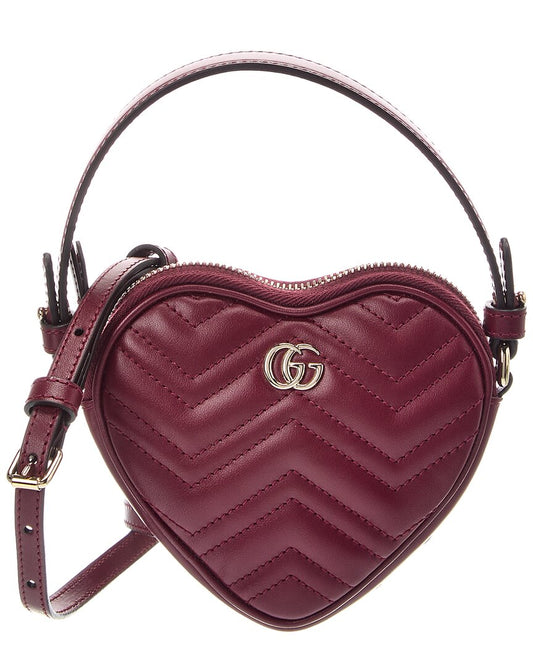 Gucci Gg Marmont Mini Leather Clutch