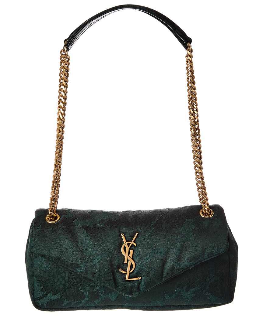 Saint Laurent Calypso Jacquard Shoulder Bag