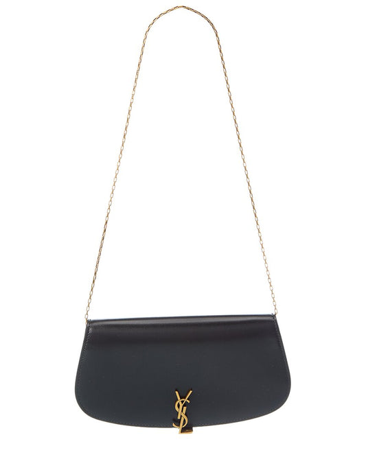 Saint Laurent Leather Wallet On Chain