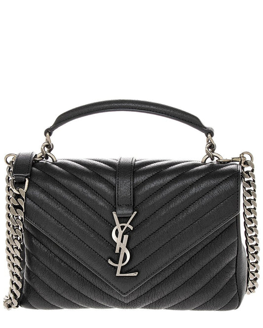 Saint Laurent College Medium Leather Shoulder Bag