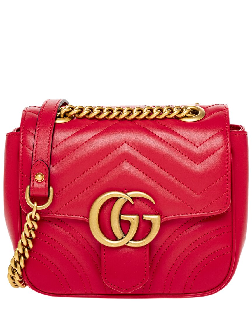 Gucci Gg Marmont Mini Matelasse Leather Shoulder Bag