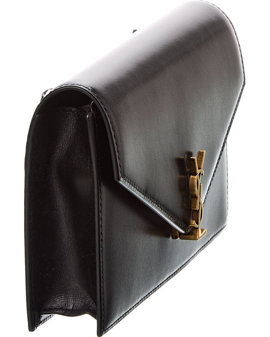 Saint Laurent Envelope Mini Leather Shoulder Bag