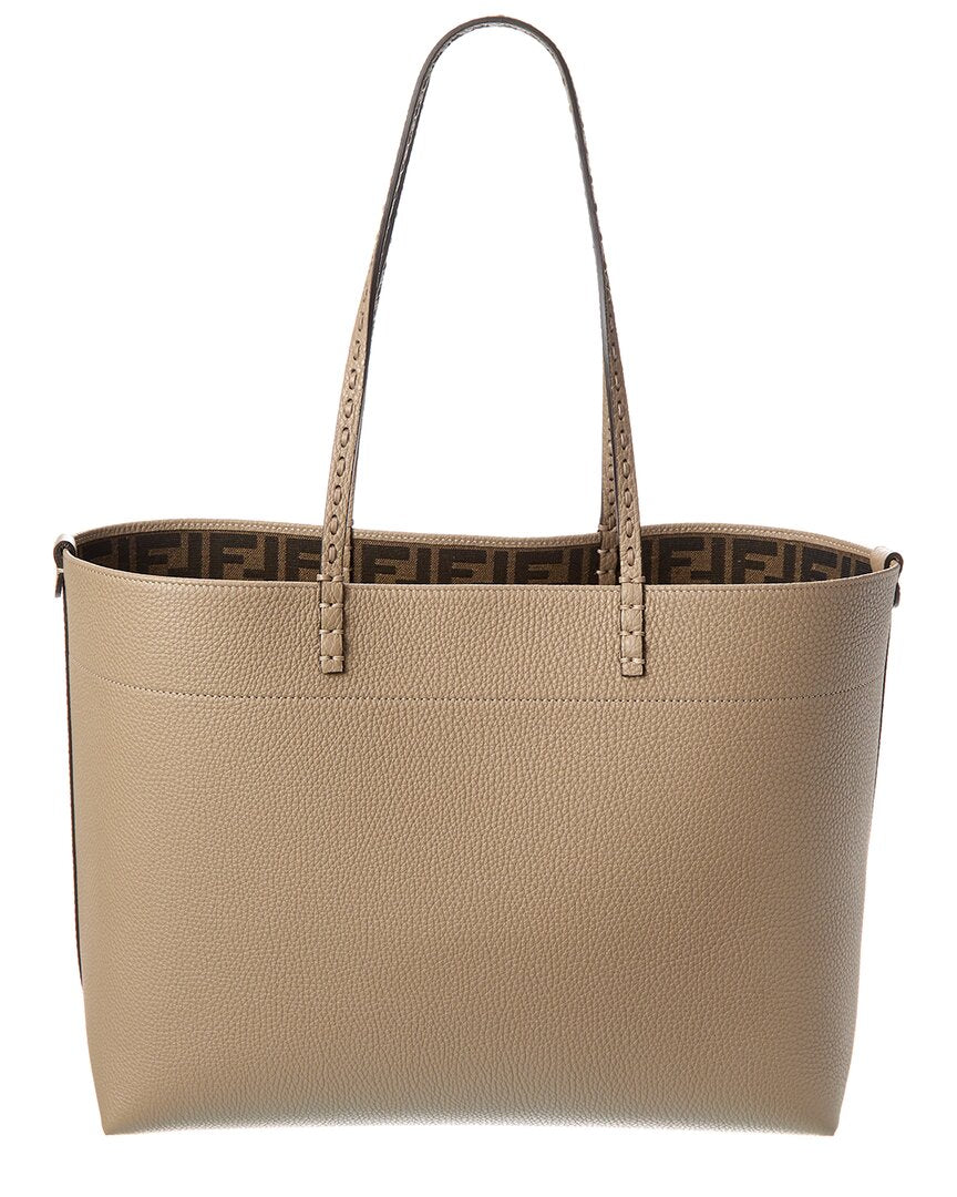 Fendi Roll Medium Leather Tote