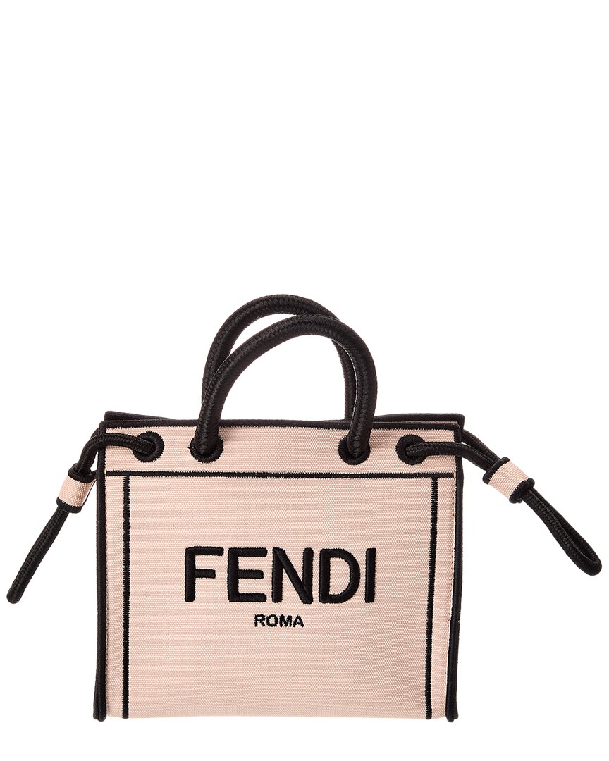Fendi Roma Mini Canvas Tote ( )