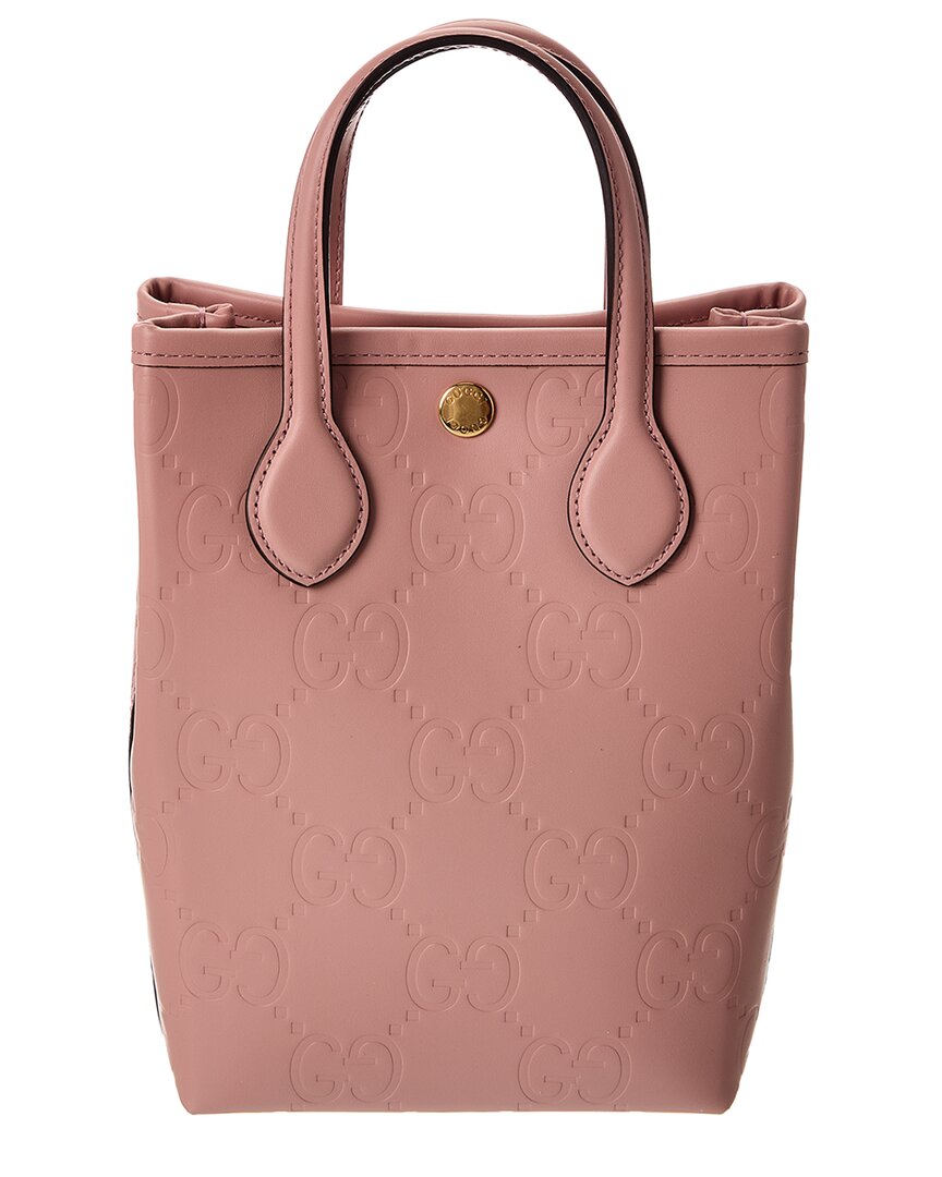 Gucci Gg Super Mini Leather Tote