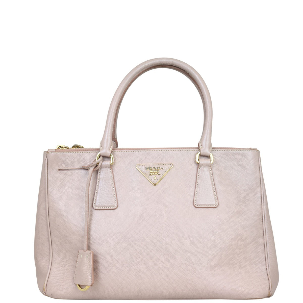 Prada Saffiano Lux Galleria Double Zip Tote Small