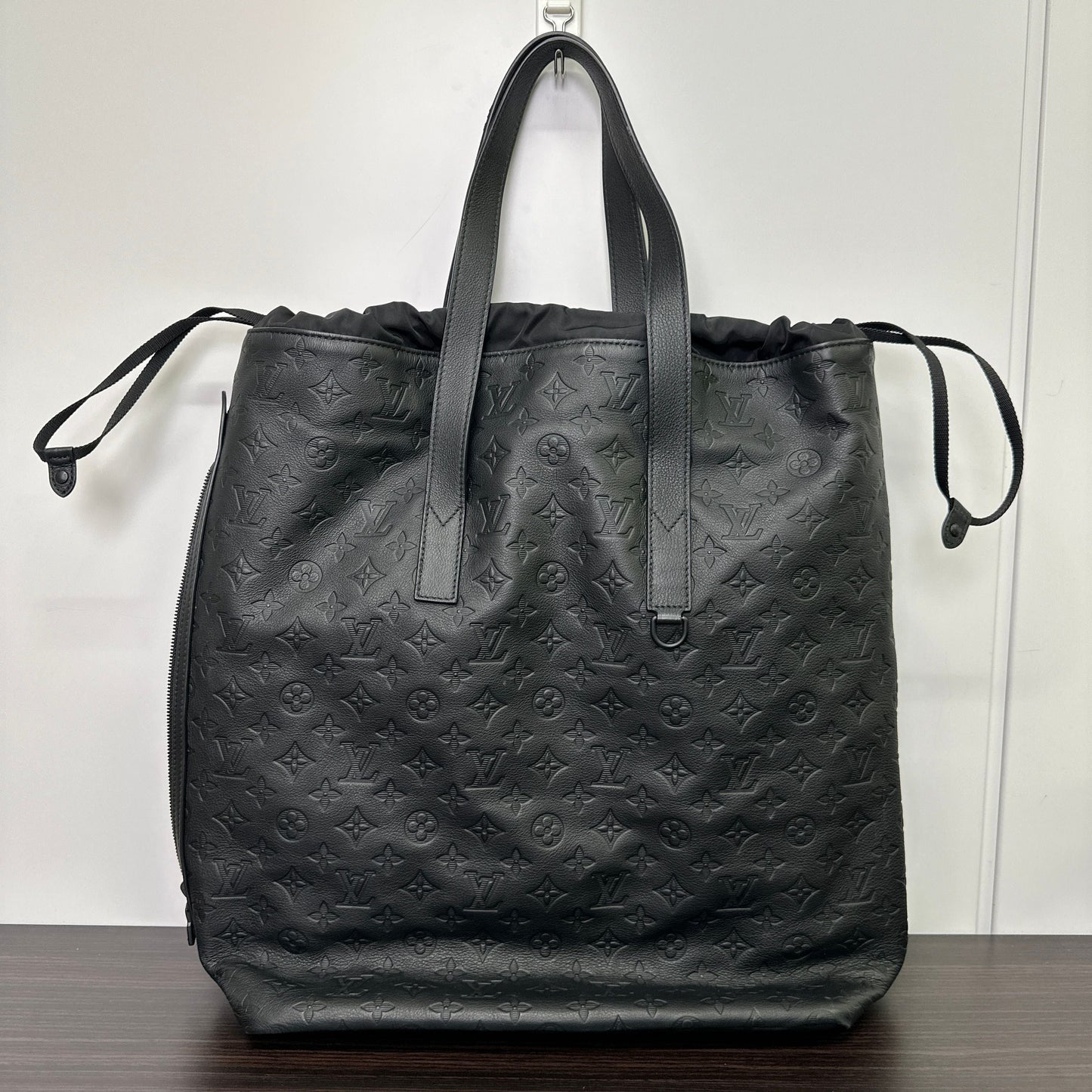 Louis Vuitton Monogram Shadow Helmet Handbag Black LB122453