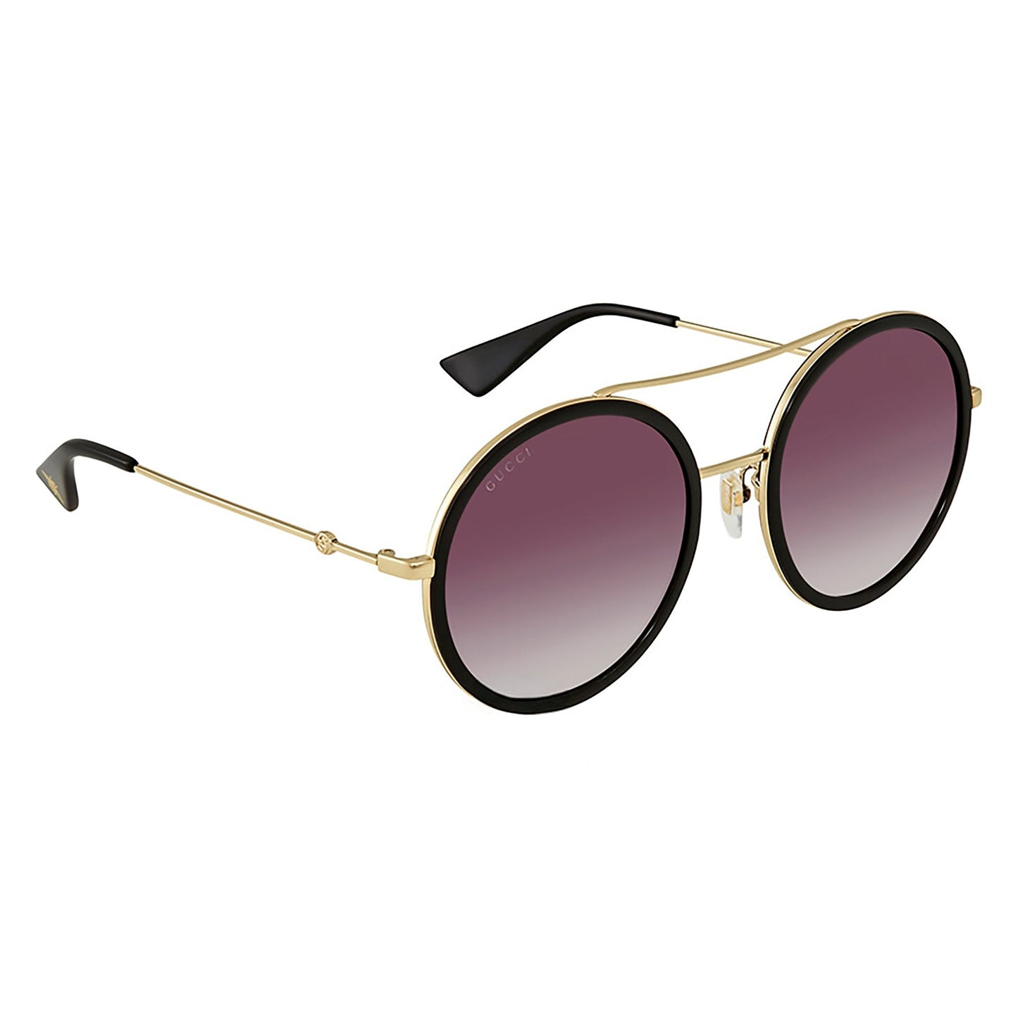 Gucci GG0061S-001  -Inspired  Round Gold Sunglasses