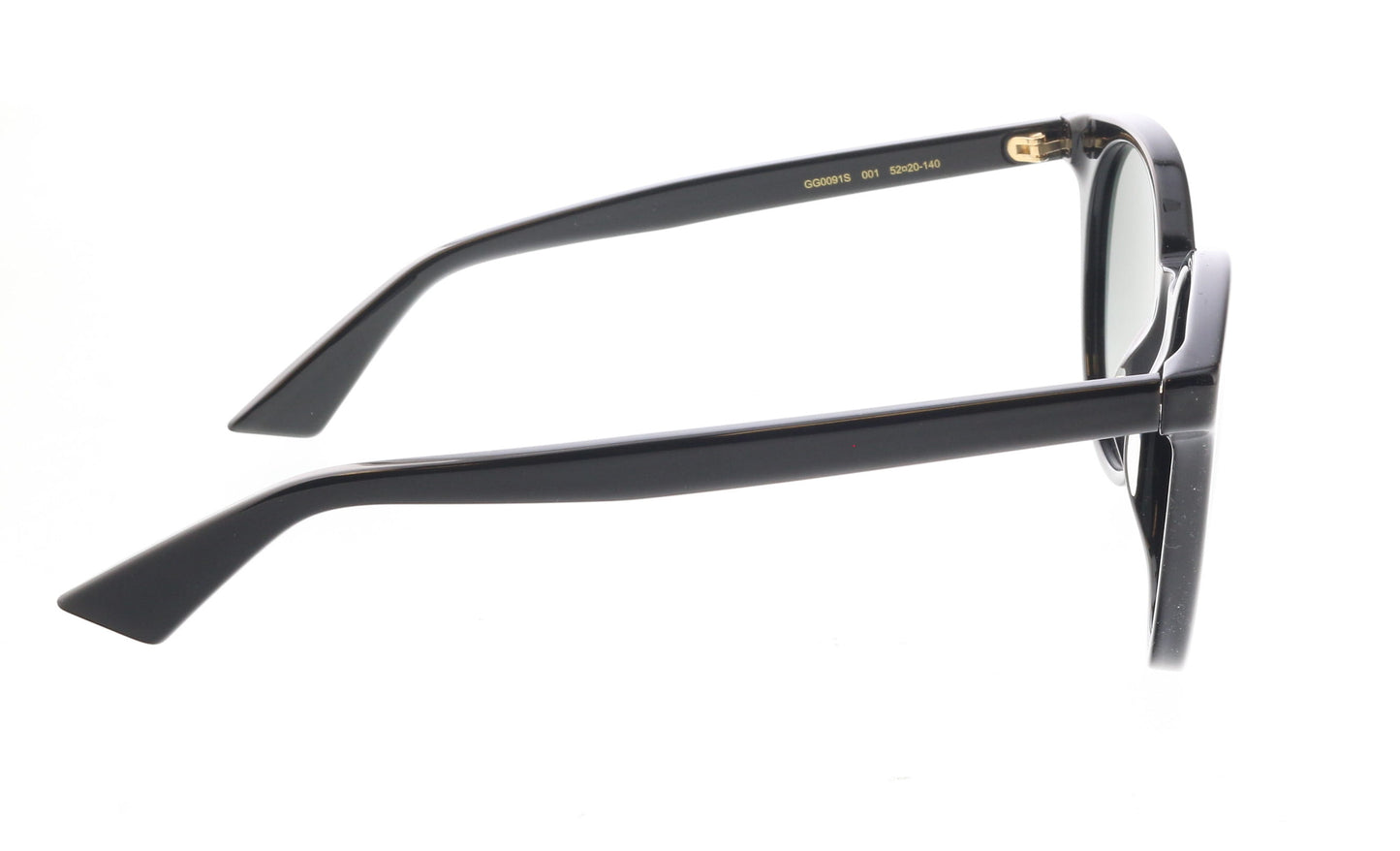Gucci GG0091S-001  Black Round Sunglasses Timeless Italian Luxury