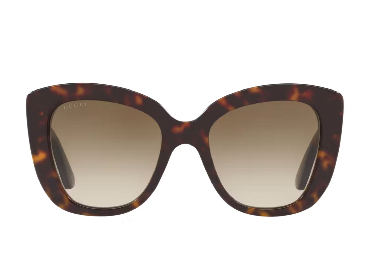 Gucci GG0327S-002 Tortoiseshell Cat-Eye Sunglasses