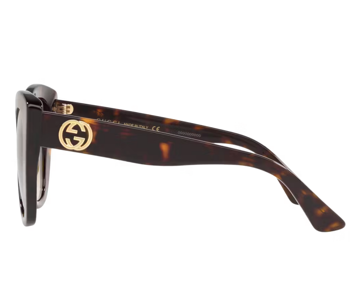 Gucci GG0327S-002 Tortoiseshell Cat-Eye Sunglasses