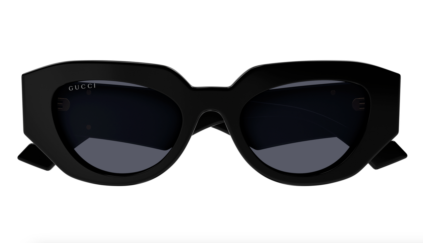 Gucci GG1421S-001 Black cat eye Ladies Sunglasses