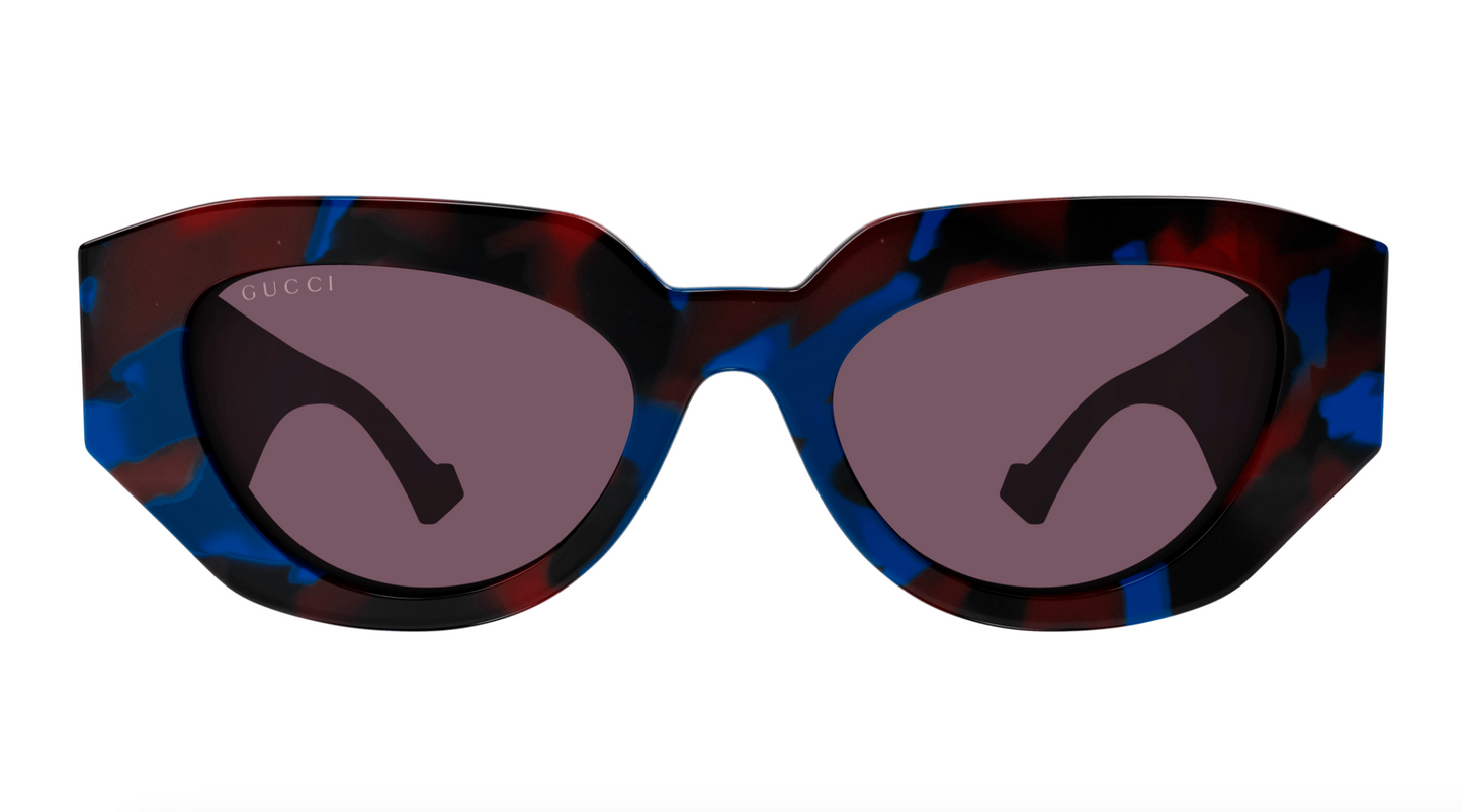 Gucci GG1421S-003 Havana cat eye Ladies Sunglasses